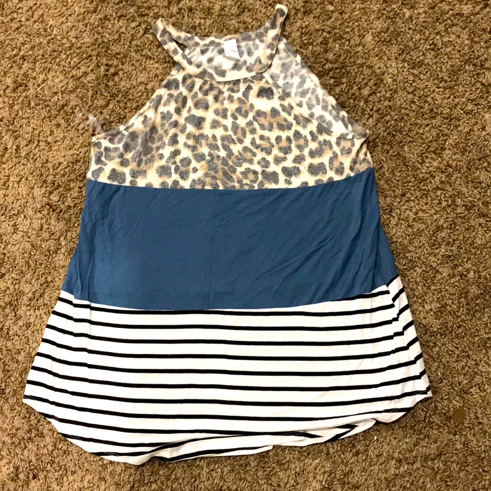 Stylish Multi Color tank top
